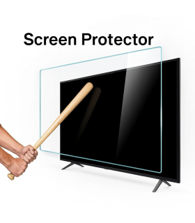 محافظ صفحه نمایشگر ۵۰ اینچ – شفاف، ضدضربه و مناسب LED و LCD