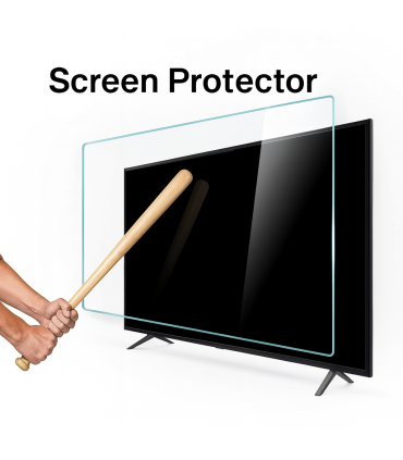 محافظ صفحه نمایشگر ۶۵ اینچ – شفاف، ضدضربه و مناسب LED و LCD