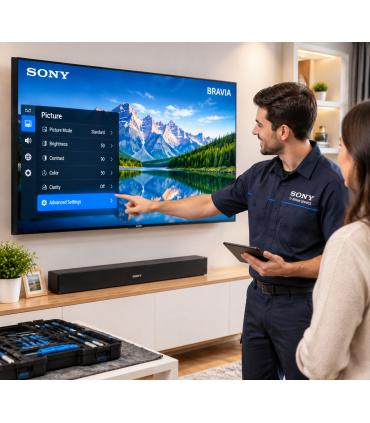 تعمیر تلویزیون سونی (Sony) در محل + عیب یابی و تعویض قطعات|آقای تی وی